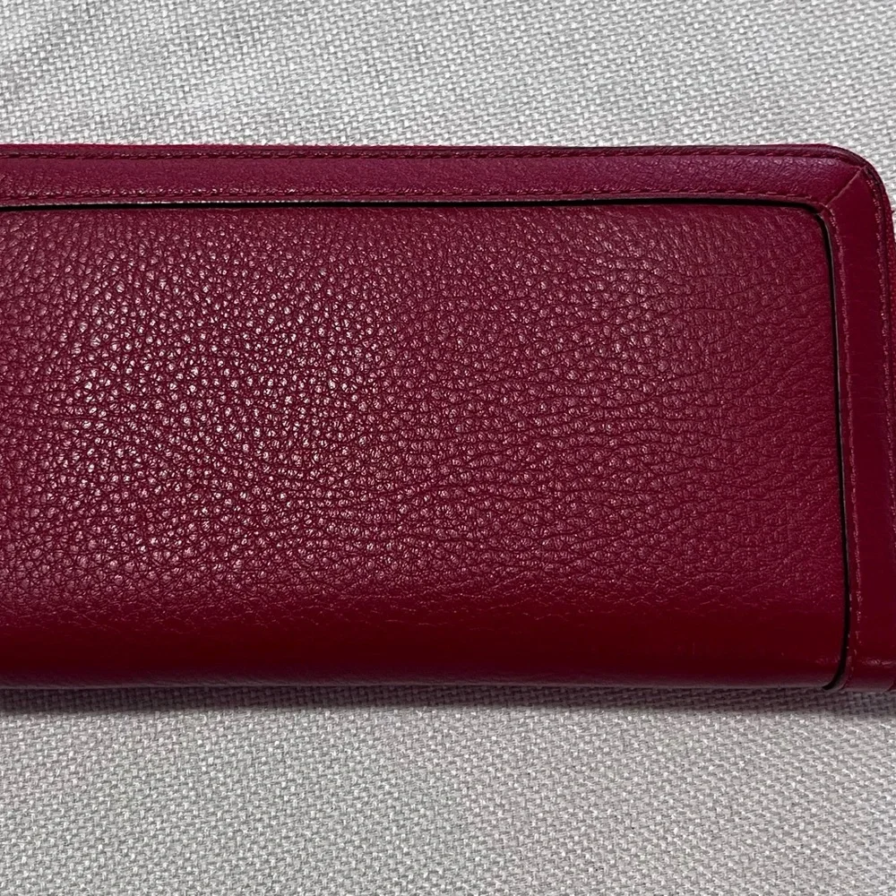 Vera Bradley Red Leather Wallet - Picture 3 of 6